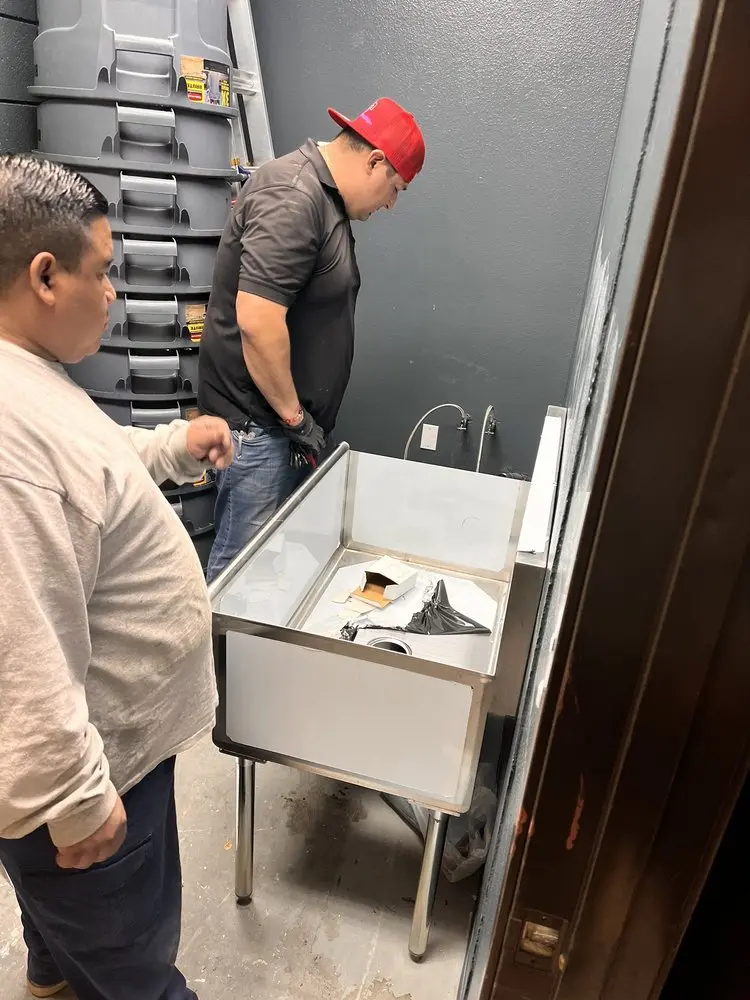 Commercial plumbing and sink installation in Corona Hills